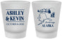 Custom Wedding Frosted Shot Glasses - Alaska | 151