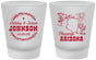 Custom Wedding Frosted Shot Glasses - Arizona | 152