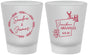 Custom Wedding Frosted Shot Glasses - Arkansas | 153