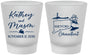 Custom Wedding Frosted Shot Glasses - Connecticut | 156