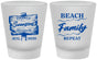 Custom Family Reunion Frosted Shot Glasses - Beach Family Repeat | 160013
