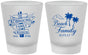 Custom Family Reunion Frosted Shot Glasses - Beach Family Repeat | 160014