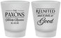 Custom Family Reunion Frosted Shot Glasses - Reunited Feels So Good | 160052