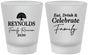 Custom Family Reunion Frosted Shot Glasses - Eat Drink Celebrate | 160053