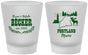 Custom Wedding Frosted Shot Glasses - Maine | 168
