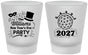 Custom New Years Frosted Shot Glasses - 2027 Ball | 170005