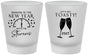 Custom New Years Frosted Shot Glasses - 2027 Toast | 170008