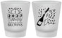 Custom New Years Frosted Shot Glasses - 2027 Pop Fizz Drink | 170009