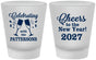 Custom New Years Frosted Shot Glasses - 2027 Cheers | 170011