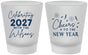 Custom New Years Frosted Shot Glasses - 2027 Cheers | 170019