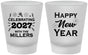 Custom New Years Frosted Shot Glasses - 2027 Nye Confetti | 170028