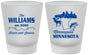 Custom Wedding Frosted Shot Glasses - Minnesota | 172