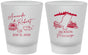 Custom Wedding Frosted Shot Glasses - Mississippi | 173
