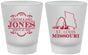 Custom Wedding Frosted Shot Glasses - Missouri | 174