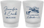 Custom Wedding Frosted Shot Glasses - Nebraska | 176