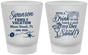Custom Family Vacation Frosted Shot Glasses - Beach Toes In The Sand | 180000