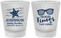 Custom Family Vacation Frosted Shot Glasses - Good Times Tan Lines | 180003