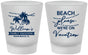 Custom Family Vacation Frosted Shot Glasses - Beach Please | 180004