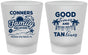 Custom Family Vacation Frosted Shot Glasses - Good Times Tan Lines | 180005