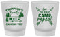 Custom Family Vacation Frosted Shot Glasses - Camping Trip | 180016