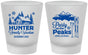 Custom Family Vacation Frosted Shot Glasses - Ski Trip Peaks | 180020