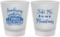 Custom Family Vacation Frosted Shot Glasses - Ski Trip Peaks | 180023