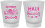 Custom Family Vacation Frosted Shot Glasses - Hawaii | 180040