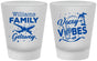 Custom Family Vacation Frosted Shot Glasses - Life Is Good At The Beach | 180058