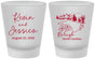 Custom Wedding Frosted Shot Glasses - North Carolina | 182