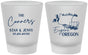 Custom Wedding Frosted Shot Glasses - Oregon | 186