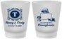 Custom Wedding Frosted Shot Glasses - Pennsylvania | 187