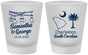 Custom Wedding Frosted Shot Glasses - South Carolina | 189