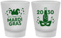 Custom Mardi Gras Frosted Shot Glasses - New Orleans | 190003