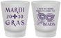 Custom Mardi Gras Frosted Shot Glasses - Nola New Orleans | 190006