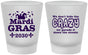Custom Mardi Gras Frosted Shot Glasses - Fleur De Lis | 190009