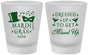 Custom Mardi Gras Frosted Shot Glasses - Fleur De Lis | 190015