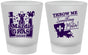 Custom Mardi Gras Frosted Shot Glasses - Beads Nola | 190017
