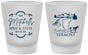 Custom Wedding Frosted Shot Glasses - Vermont | 194