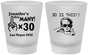 Custom Birthday Frosted Shot Glasses - 30th | 20000