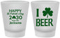 Custom St Patricks Day Frosted Shot Glasses - Clover Irish | 200003