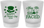 Custom St Patricks Day Frosted Shot Glasses - Leprechaun | 200009