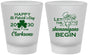 Custom St Patricks Day Frosted Shot Glasses - Shenanigans Leprechaun | 200011
