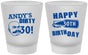 Custom Birthday Frosted Shot Glasses - 30th | 20012