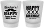 Custom Birthday Frosted Shot Glasses - 30th | 20013