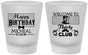 Custom Birthday Frosted Shot Glasses - 30th | 20018