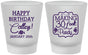 Custom Birthday Frosted Shot Glasses - 30 Look Purdy | 20022