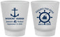 Custom Birthday Frosted Shot Glasses - 45th Nautical | 20023