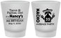 Custom Birthday Frosted Shot Glasses - 35th Nacho Average Party | 20036