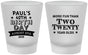 Custom Birthday Frosted Shot Glasses - 40th | 20045