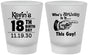 Custom Birthday Frosted Shot Glasses - 18th | 20046